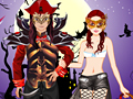 Koppja Halloween Dress Up għall-logħob online