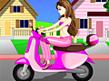 Motorbike Girl Dress Up għall-logħob online