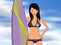 Surfer Girl Dress Up għall-logħob online