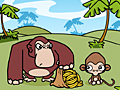 Monkey n-banana għall-logħob online