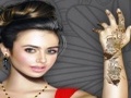 Lily Collins makeover għall-logħob online