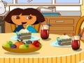 Dora Il Explorer Decor Tabella Dining għall-logħob online