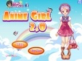 Girl Anime 2,0 għall-logħob online