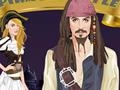 Pirati tal-Karibew: dress up bħala Captain Jack Sparrow u Elizabeth għall-logħob online