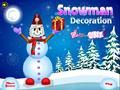 Dekorazzjoni Snowman għall-logħob online