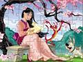 Princess Mulan Jigsaw għall-logħob online